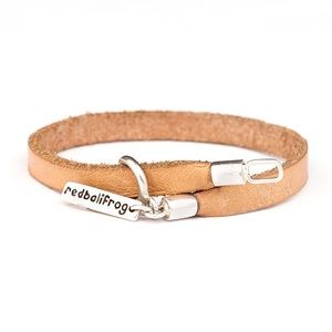 Redbalifrog Tan Leather Bracelet Size Small Out of Production